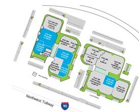 2100 Golf Rd, Rolling Meadows, IL for lease Floor Plan- Image 1 of 2