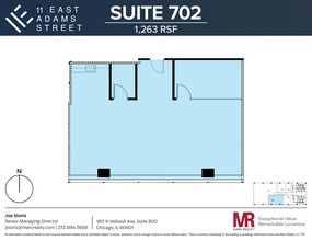 11 E Adams St, Chicago, IL for lease Floor Plan- Image 1 of 5