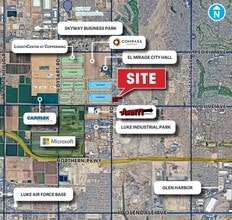 9105 N El Mirage Rd, El Mirage, AZ - AERIAL  map view - Image1