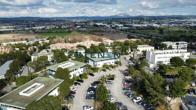 Aix-en-Provence, BDR - Aérien  Vue de la carte