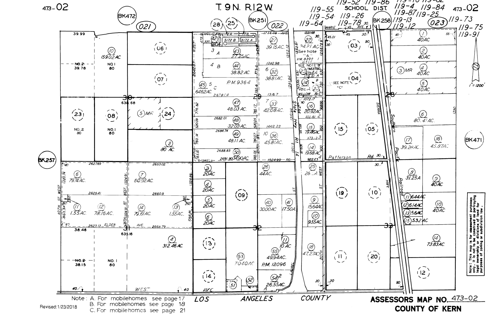 1660 Sierra, Rosamond, CA à vendre Plan cadastral- Image 1 de 2