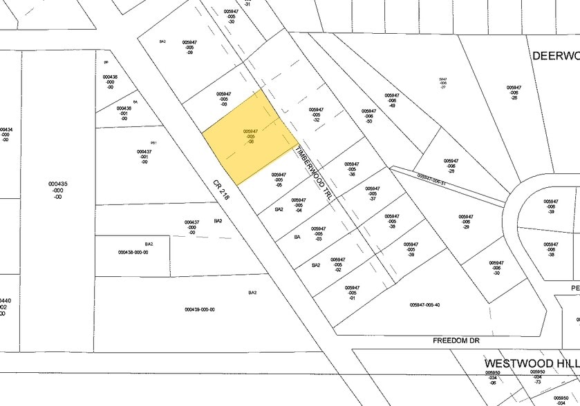 5076 County Road 218, Middleburg, FL à vendre - Plan cadastral - Image 2 de 6