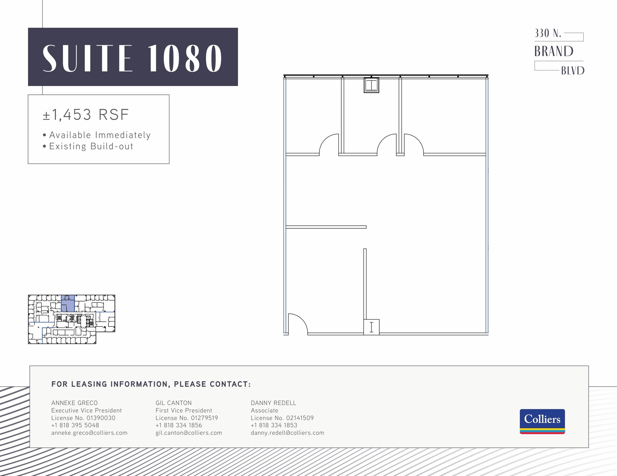 330 N brand Blvd, Glendale, CA for lease Floor Plan- Image 1 of 1