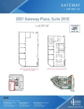 2033 Gateway Pl, San Jose, CA à louer Plan d’étage- Image 1 de 1