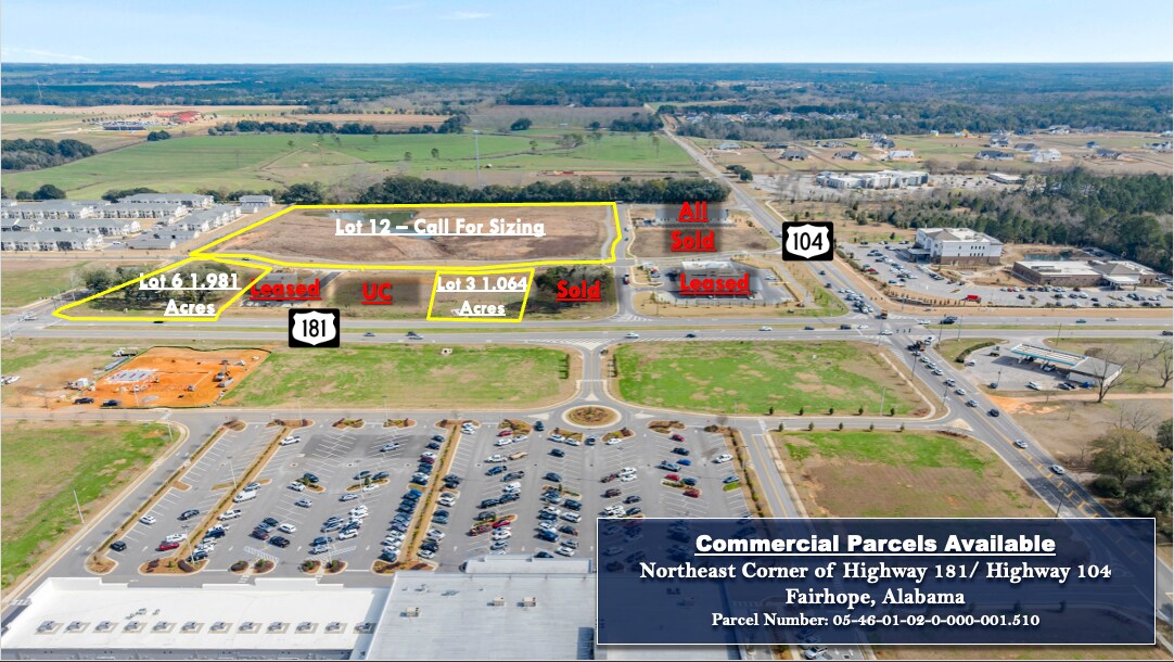 Highway 181 and Highway 104, Fairhope, AL à vendre Photo principale- Image 1 de 4