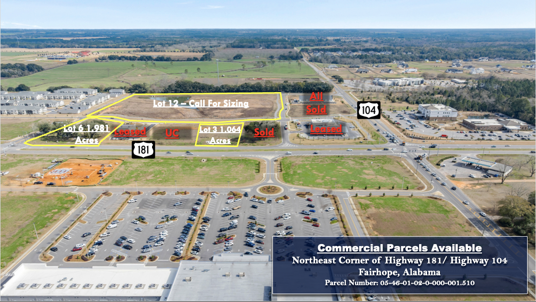 Highway 181 and Highway 104, Fairhope, AL for sale Primary Photo- Image 1 of 4