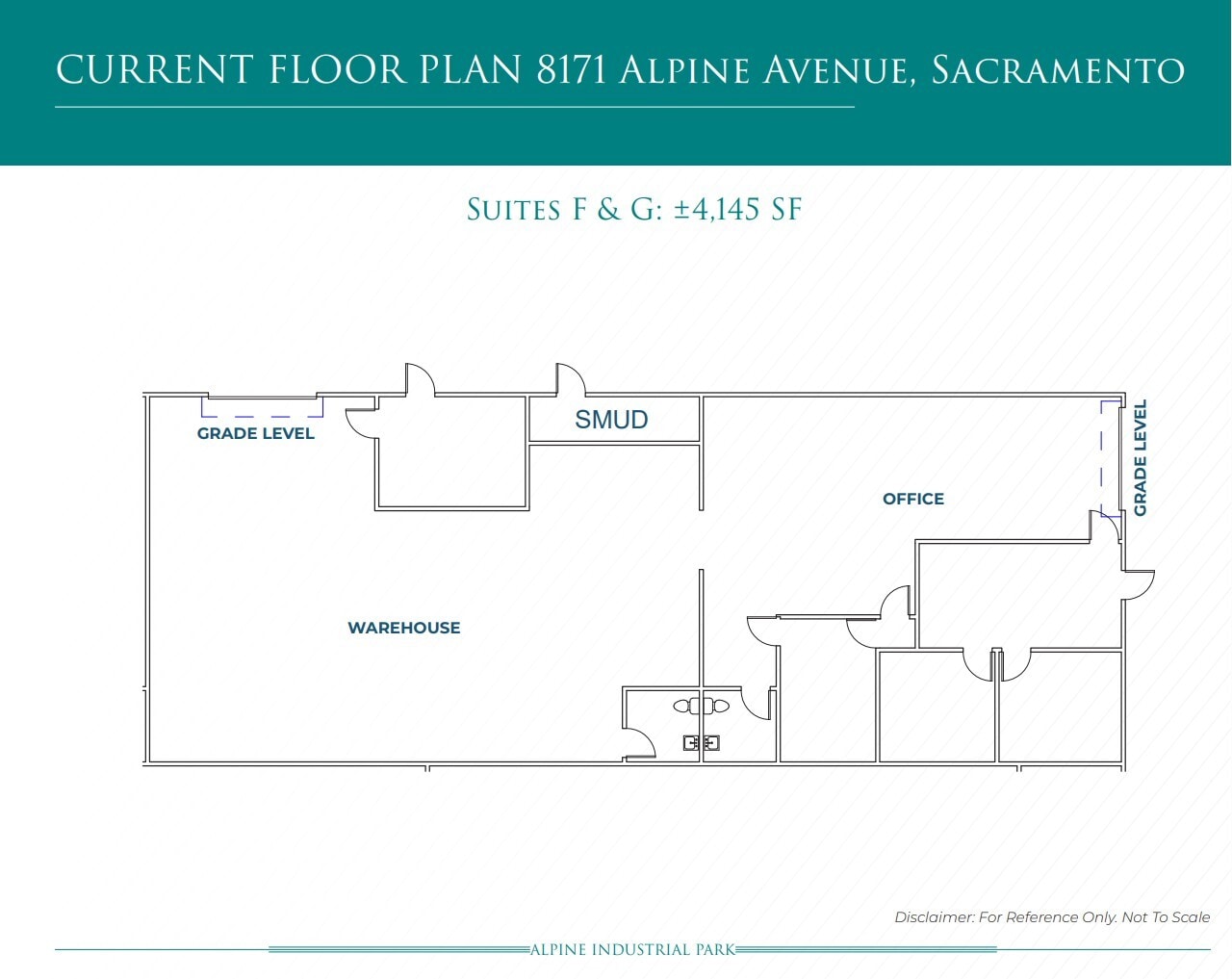 4300 82nd St, Sacramento, CA for lease Floor Plan- Image 1 of 1