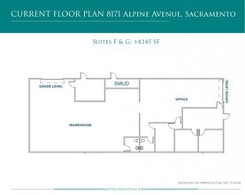 4300 82nd St, Sacramento, CA for lease Floor Plan- Image 1 of 1