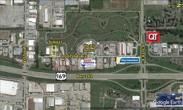 5627-5629 S 107th East Ave, Tulsa, OK - Aerial  map view