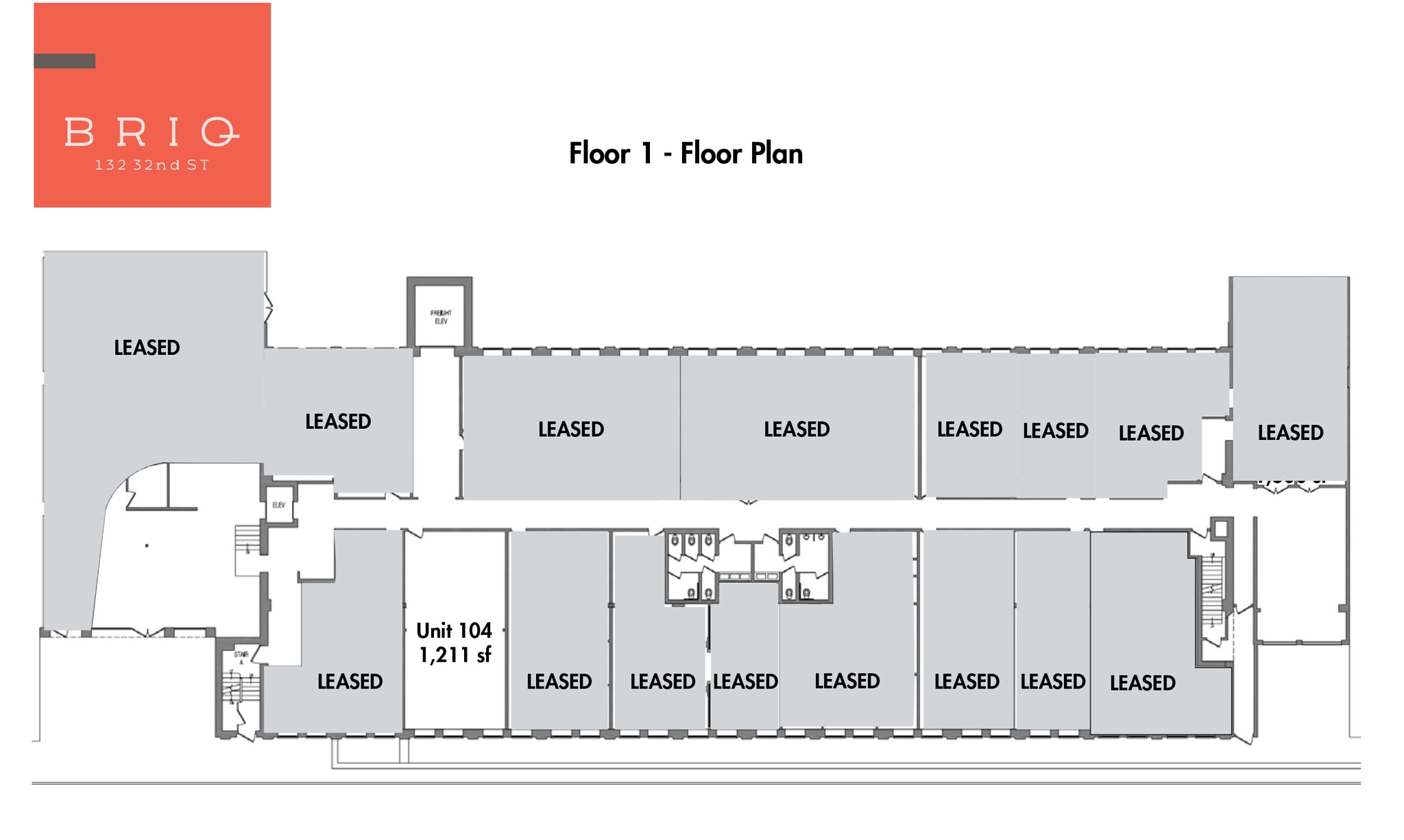 128-152 32nd St, Brooklyn, NY for lease Floor Plan- Image 1 of 1