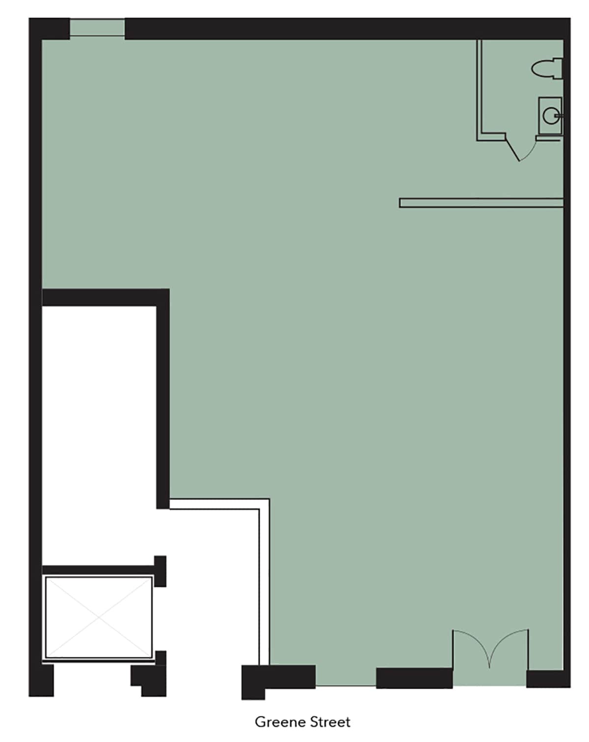 56 Greene St, New York, NY à louer Plan d’étage- Image 1 de 5