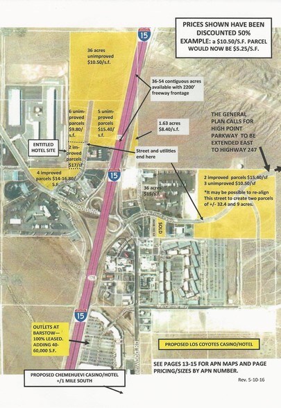 Lenwood Rd @ Commerce Pkwy West Of I-15, Barstow, CA à vendre - Photo du bâtiment - Image 2 de 2