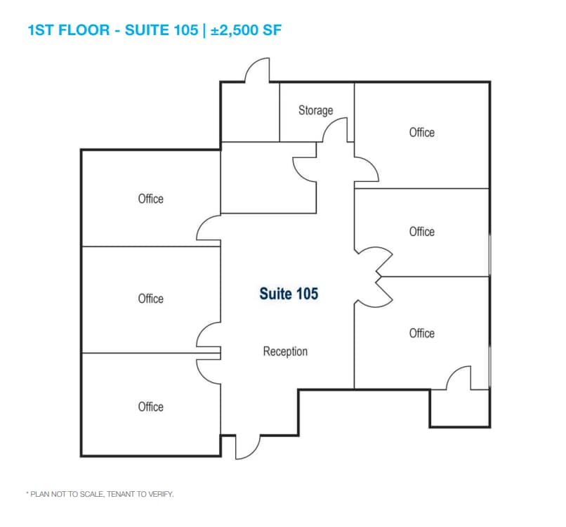1950 E 17th St, Santa Ana, CA à louer Plan d’étage- Image 1 de 1