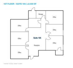1950 E 17th St, Santa Ana, CA à louer Plan d’étage- Image 1 de 1