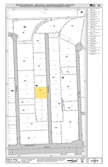 950-960 N Dupage Ave, Lombard, IL à louer - Plan cadastral - Image 2 de 2