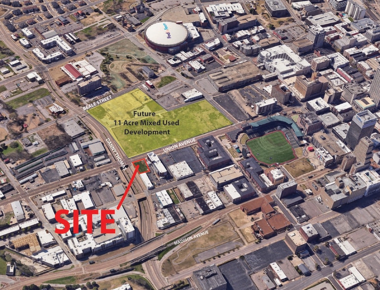338-352 Union Ave, Memphis, TN for sale - Aerial - Image 1 of 6