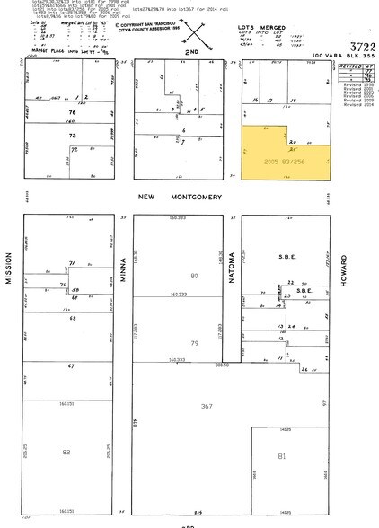 199 New Montgomery St, San Francisco, CA à louer - Plan cadastral - Image 2 de 6