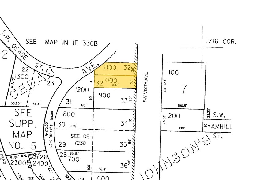 737 SW Vista Ave, Portland, OR for lease - Plat Map - Image 2 of 35