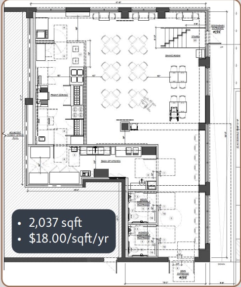 6211 W Hamilton Ave, Cincinnati, OH for lease Floor Plan- Image 1 of 1