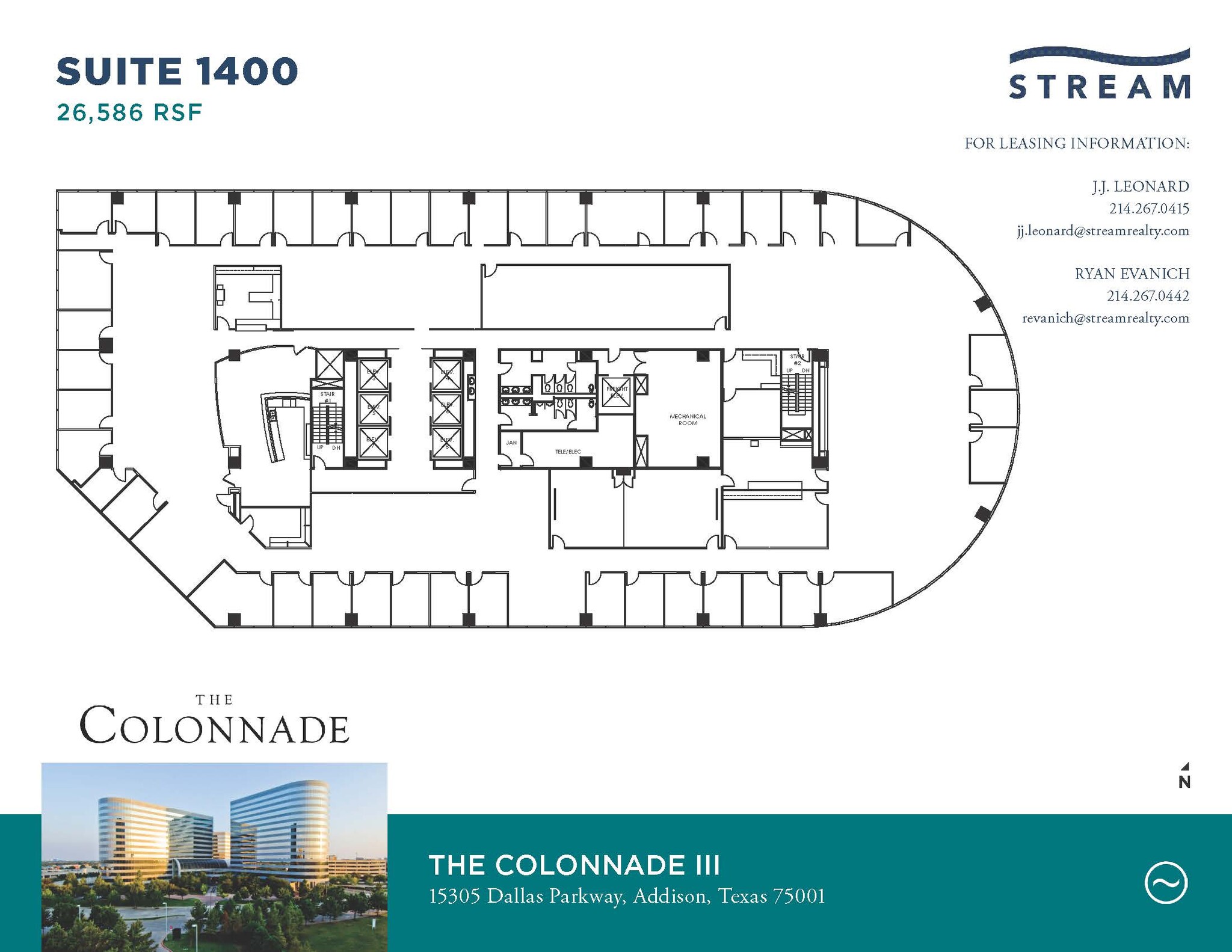 15301 N Dallas Pky, Addison, TX for lease Floor Plan- Image 1 of 1