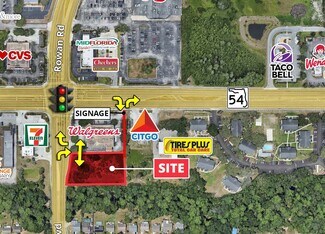 Plus de détails pour SR-54 & Seven Springs Blvd, New Port Richey, FL - Terrain à louer