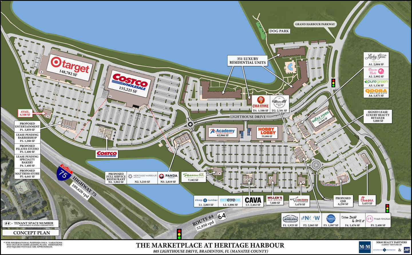 7105 SR 64 E, Bradenton, FL à louer Plan de site- Image 1 de 1