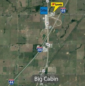 Plus de détails pour Truck Stop Land on I-44 NE, Big Cabin, OK - Terrain à vendre