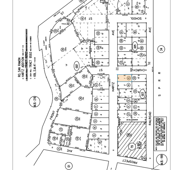 495 Hartz Ave, Danville, CA à louer - Plan cadastral - Image 2 de 8