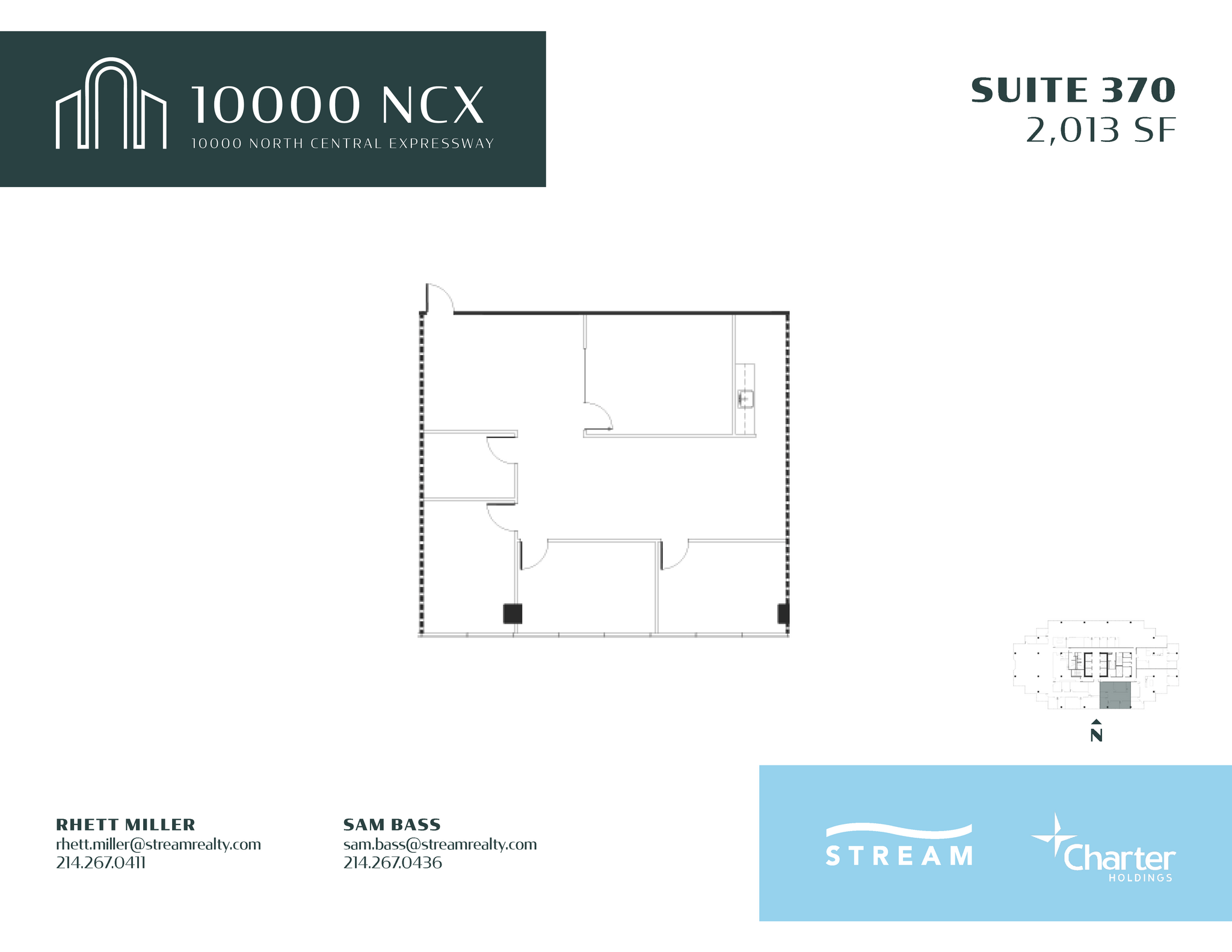 10000 N Central Expy, Dallas, TX à louer Plan d  tage- Image 1 de 1