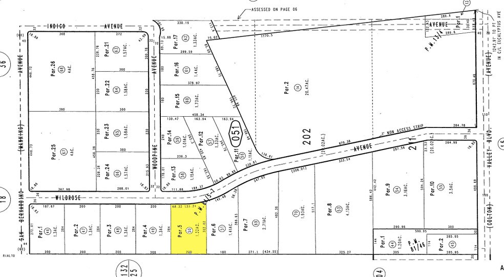 491 Wildrose Ave, Colton, CA à louer - Plan cadastral - Image 2 de 6