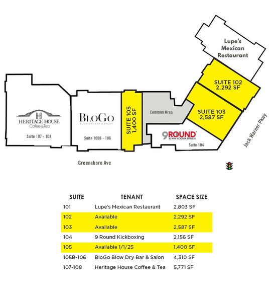 2330 Jack Warner Pkwy, Tuscaloosa, AL à louer - Plan de site - Image 2 de 5