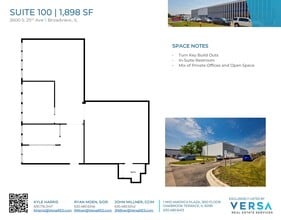 2600 S 25th Ave, Broadview, IL à louer Plan d’étage- Image 1 de 1