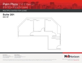 141 E Palm Ln, Phoenix, AZ for lease Site Plan- Image 1 of 1