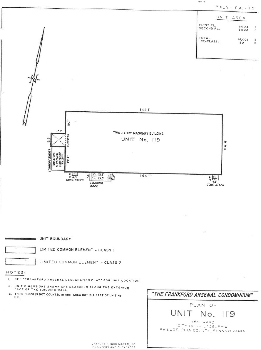 2275 Bridge St, Philadelphia, PA à louer Plan d’étage- Image 1 de 1