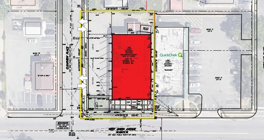 465 W Union Ave, Bound Brook, NJ à louer - Plan de site - Image 2 de 3