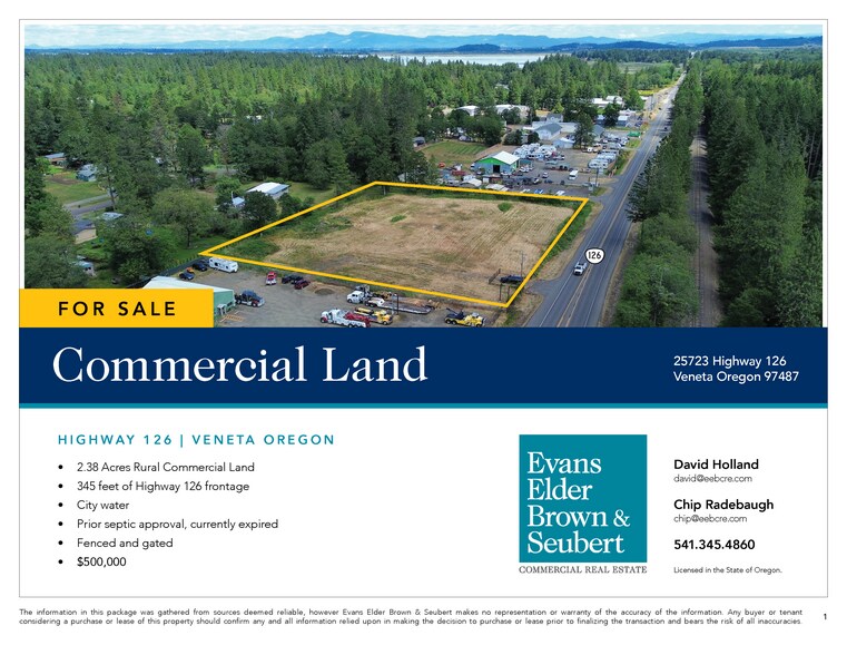 25723 Highway 126, Veneta, OR à vendre - Photo du bâtiment - Image 2 de 5