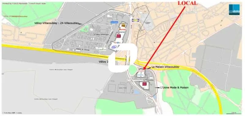 Retail in Vélizy-Villacoublay for lease - Floor Plan - Image 2 of 4