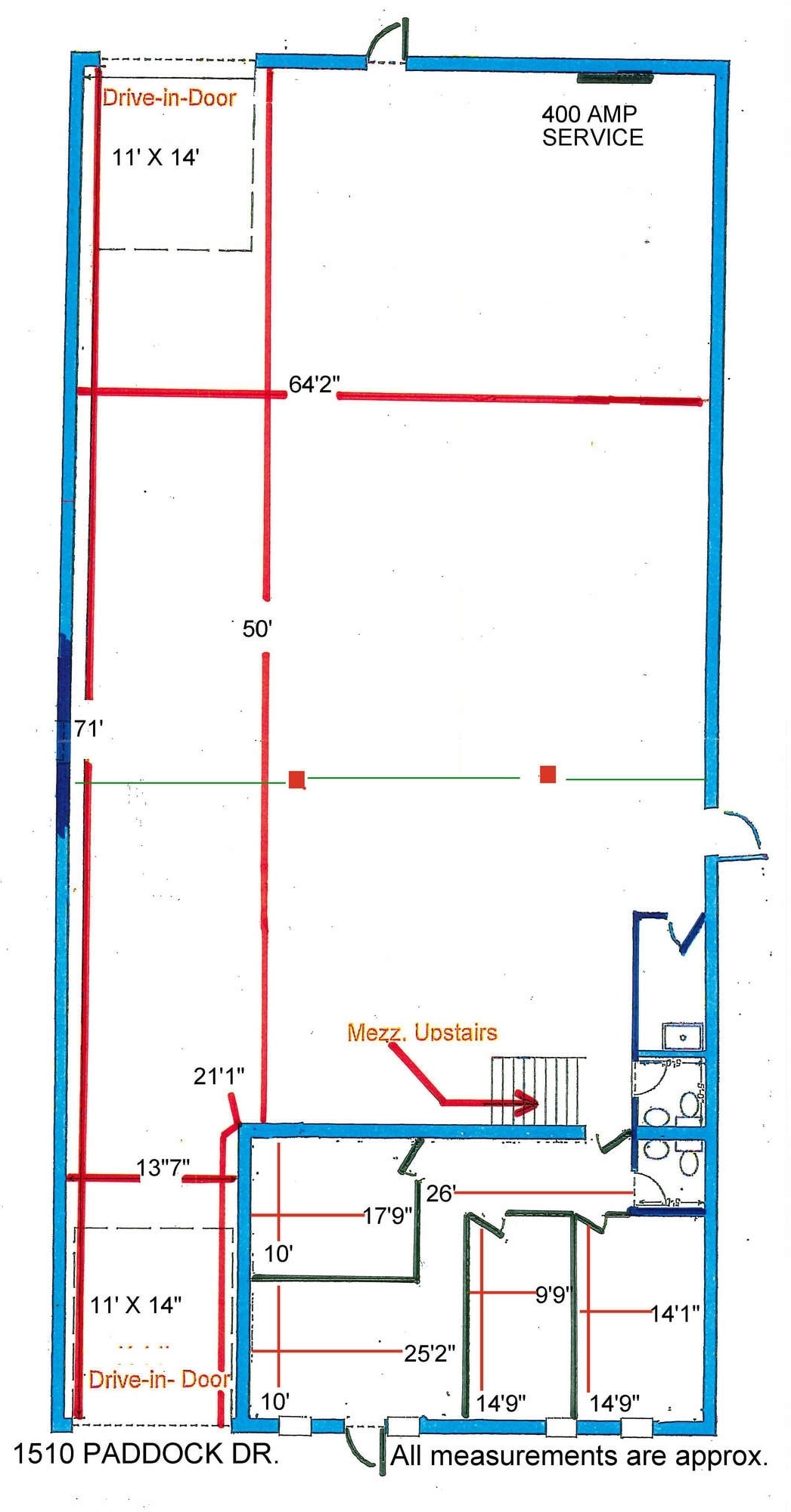 1510 Paddock Dr, Northbrook, IL for lease Floor Plan- Image 1 of 1