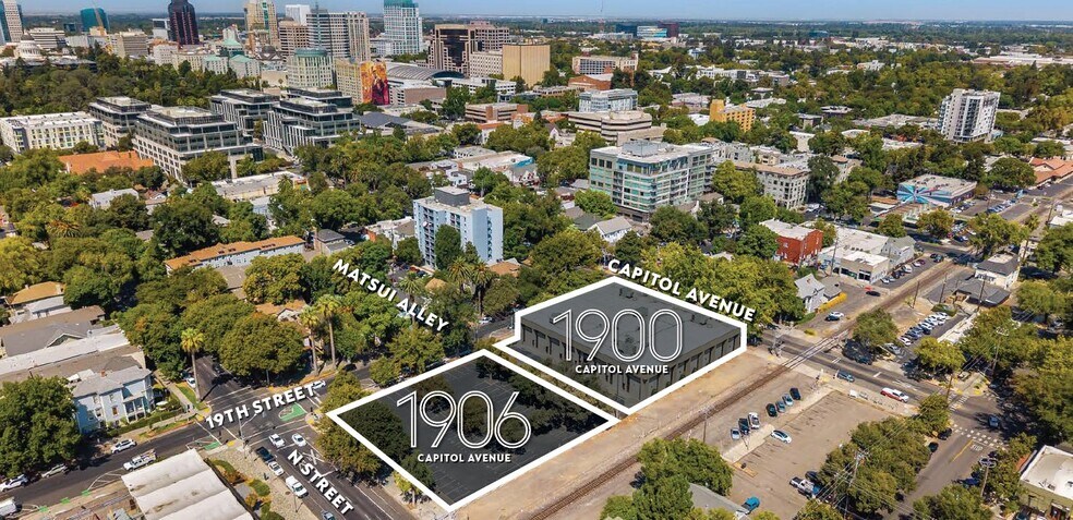 1900 Capitol Ave, Sacramento, CA à vendre - Aérien - Image 3 de 7