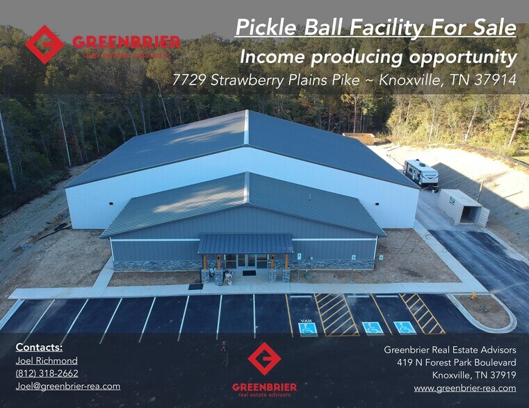 7729 Strawberry Plains Pike, Knoxville, TN à vendre - Photo du bâtiment - Image 2 de 11