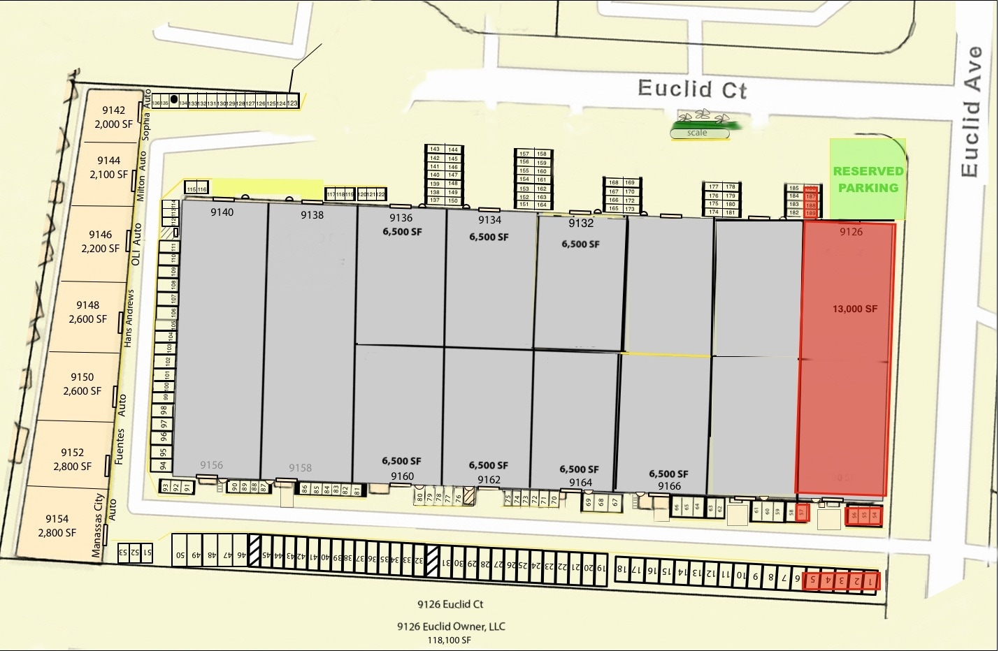 9126-9166 Euclid Ave, Manassas, VA à louer Photo intérieure- Image 1 de 1