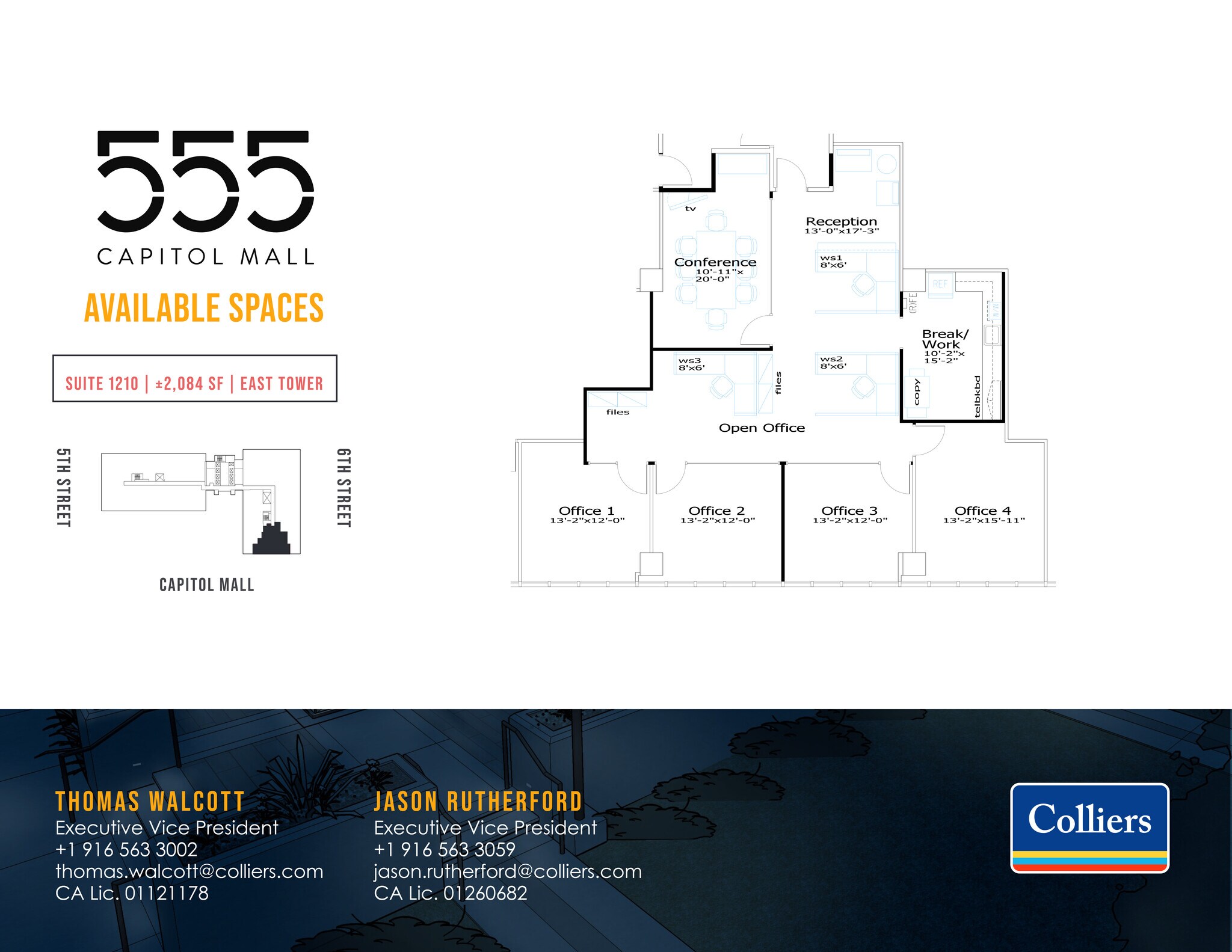 555 Capitol Mall, Sacramento, CA à louer Plan de site- Image 1 de 1