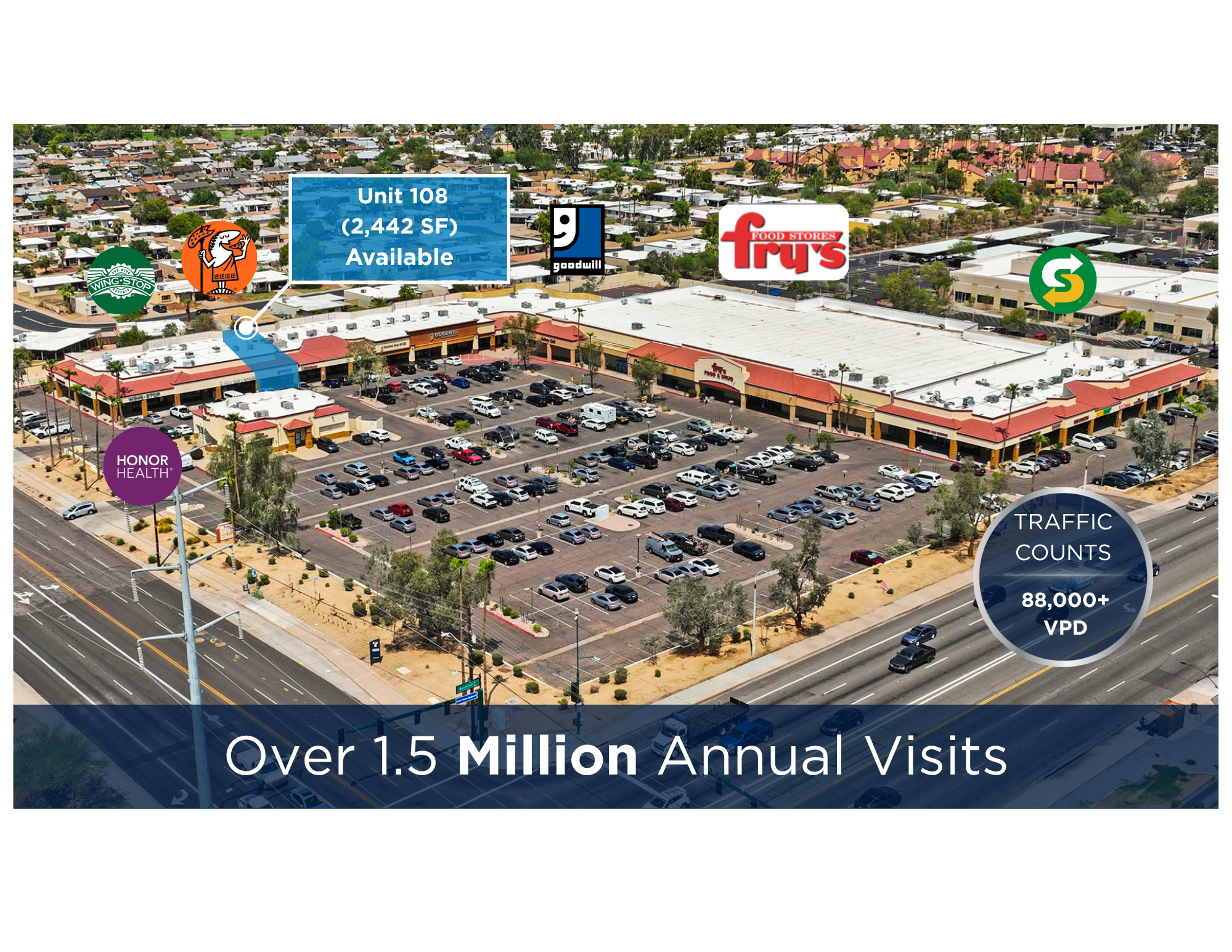 2700 W Baseline Rd, Tempe, AZ for lease Aerial- Image 1 of 1