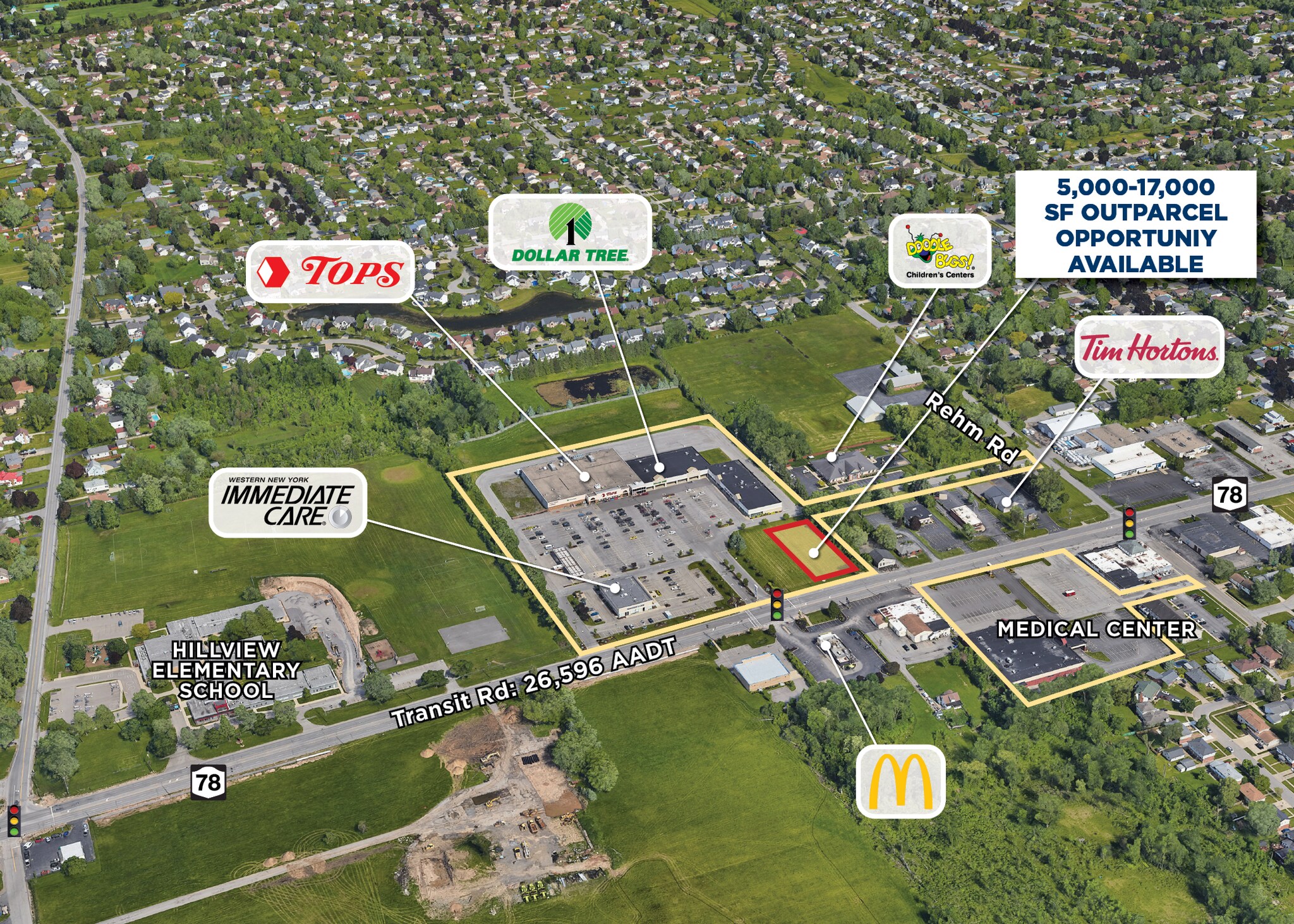 6363-6375 Transit Rd, Lancaster, NY à louer Photo du bâtiment- Image 1 de 1