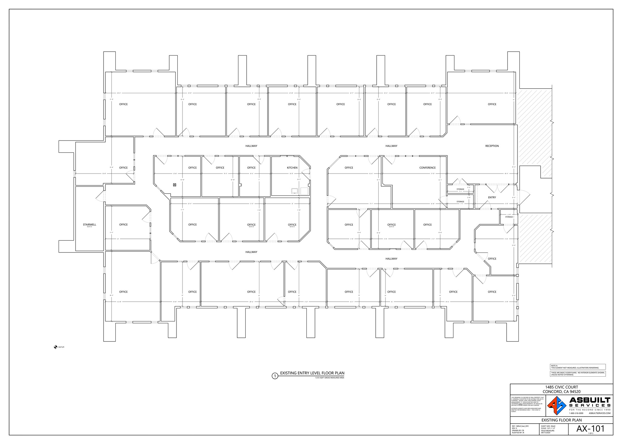 1485 Civic Ct, Concord, CA à louer Plan de site- Image 1 de 10