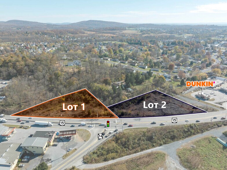 Route 15 @ Route 74, Dillsburg, PA à louer - Aérien - Image 2 de 4