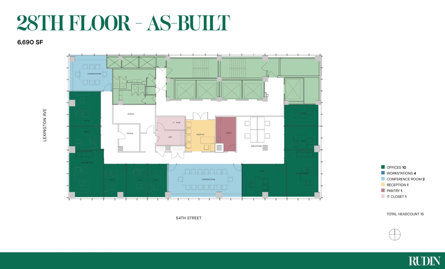 641 Lexington Ave, New York, NY à louer Plan d’étage- Image 1 de 1