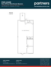 9189 Winkler Dr, Houston, TX à louer Plan de site- Image 1 de 1