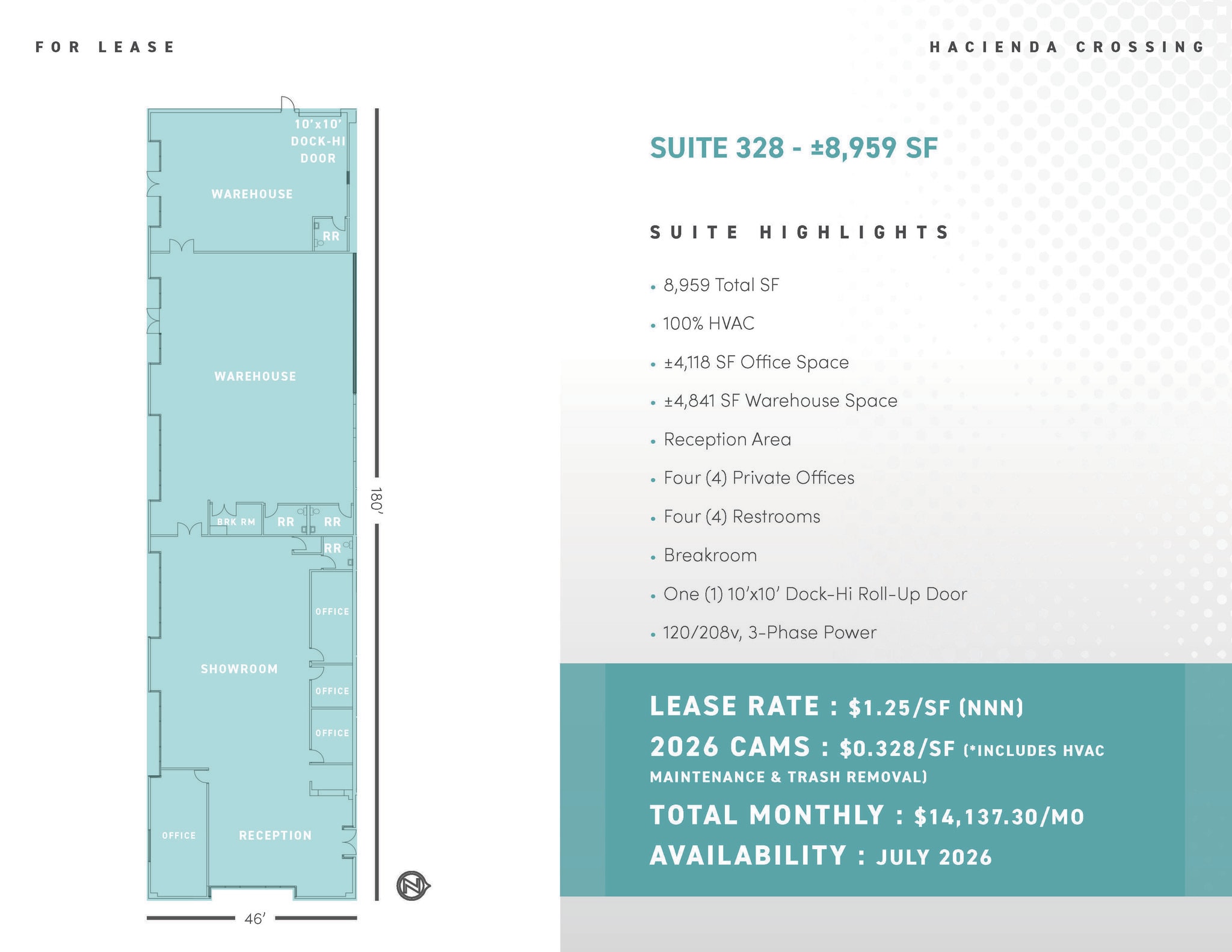 5275 Arville St, Las Vegas, NV for lease Floor Plan- Image 1 of 1