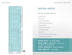 5275 Arville St, Las Vegas, NV for lease Floor Plan- Image 1 of 1